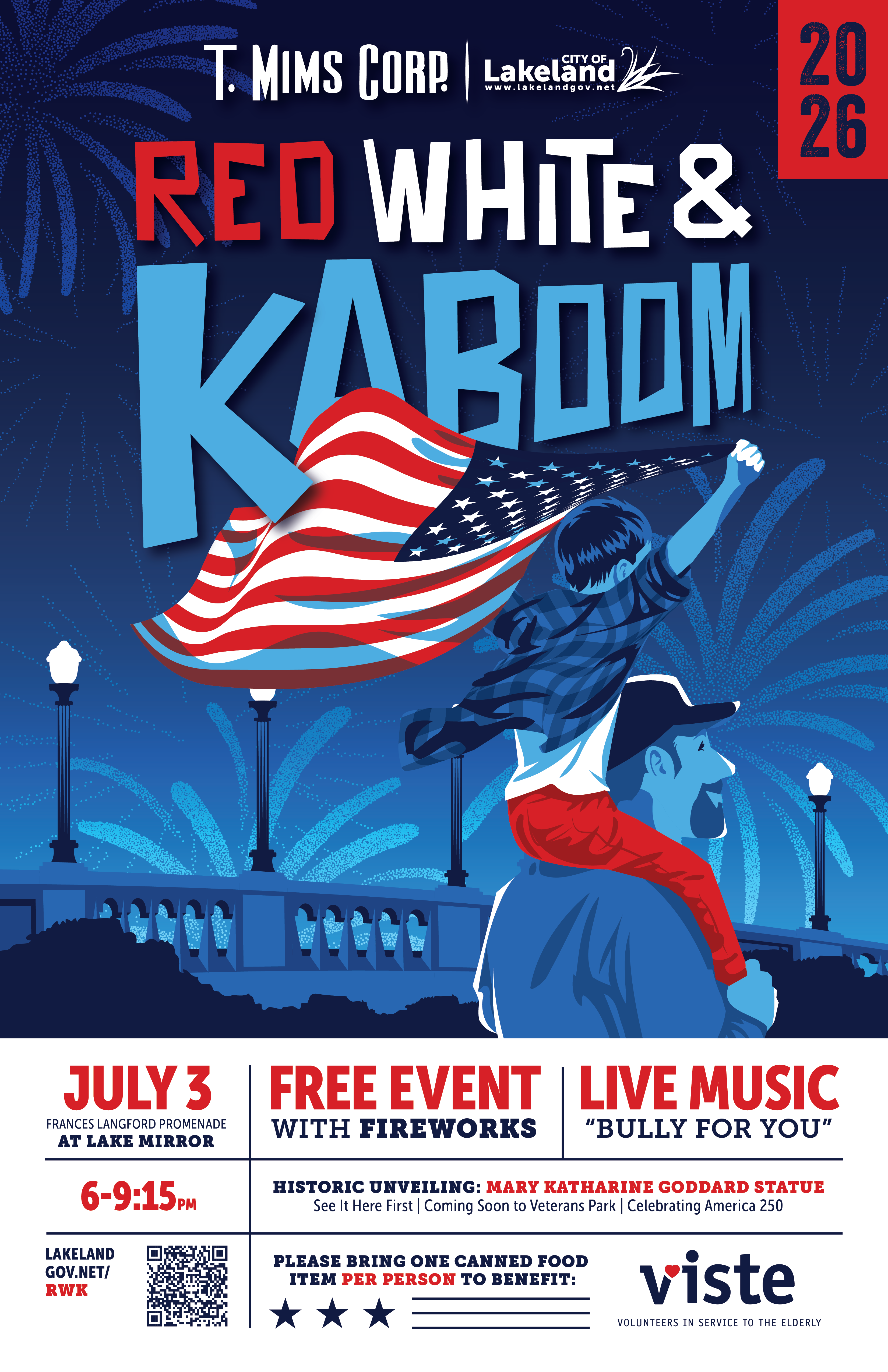 Red, White & Kaboom 2026 event flyer